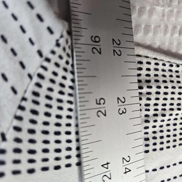 Daniel Rainn White Black Striped Geo Print Tassel Boho Blouse Top Size 3X - Picture 7 of 8